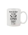 PROMOTED TO HUMAN DAD 2020 - Funny Father's Day Mug