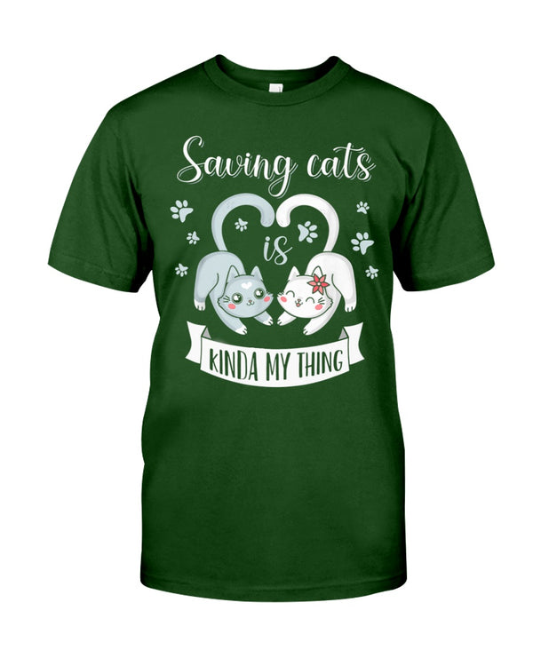 Cat Saver Shirt Cute Saving