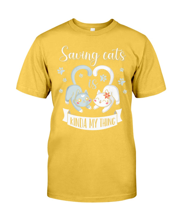 Cat Saver Shirt Cute Saving