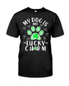 My Dog is My Lucky Charm Shamrock Shirt St Patrick's Day T-Shirt