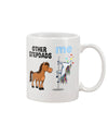 Unicorn Stepdads And Me White Mug - NTTH - Funny Father's Day Mug