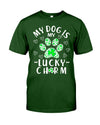 My Dog is My Lucky Charm Shamrock Shirt St Patrick's Day T-Shirt