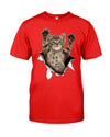 Cat Lady Shirt Cute Cats Tshirt Cat Torn Cloth Kitten Funny T-Shirt