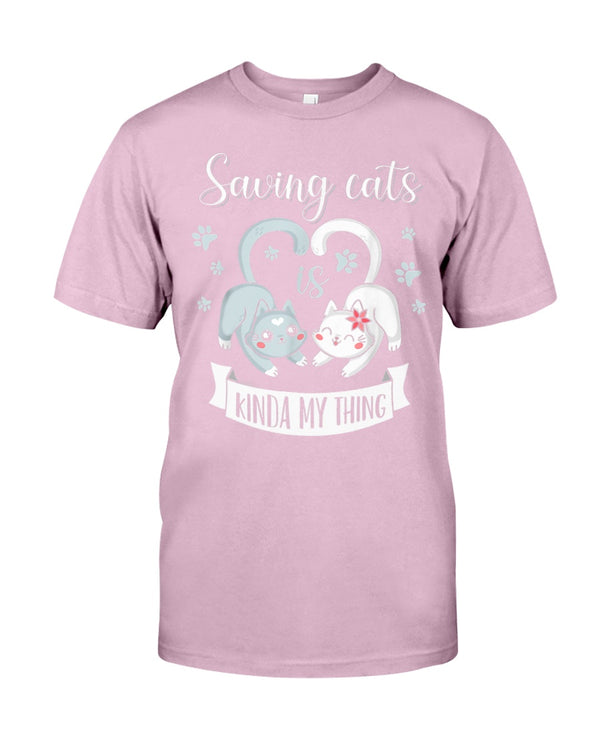 Cat Saver Shirt Cute Saving