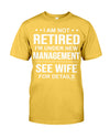 I AM NOT RETIRED I'M UNDER NEW  MANAGEMENT SEE WIFE FOR DETAILS