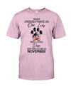 Dog - never November paw