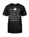 Womens If You Hurt My Dog I Can Make Your Death Look Like Dog Lover V-Neck T-Shirt