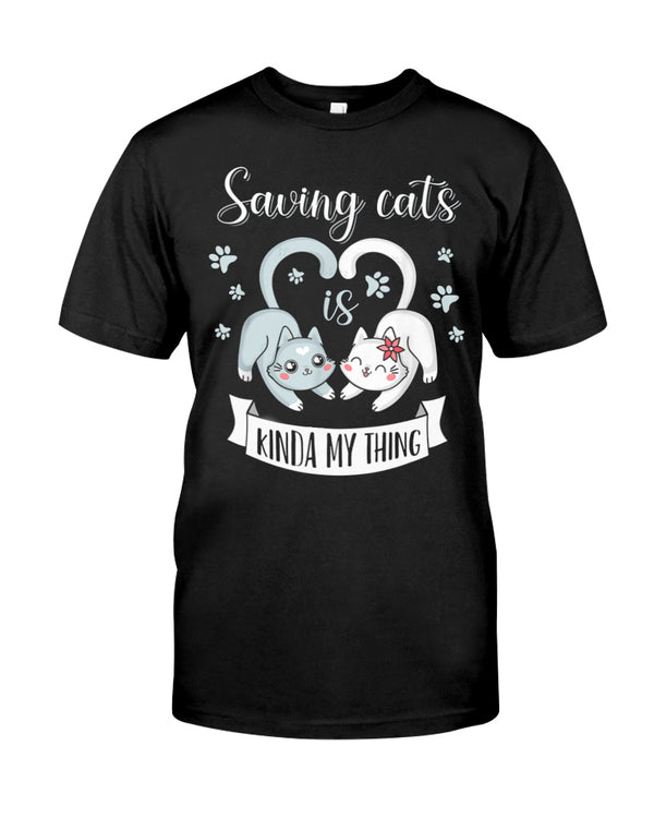 Cat Saver Shirt Cute Saving